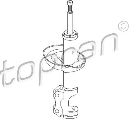 Topran 108 364 - Amortizators www.autospares.lv