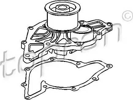 Topran 108 264 - Водяной насос www.autospares.lv