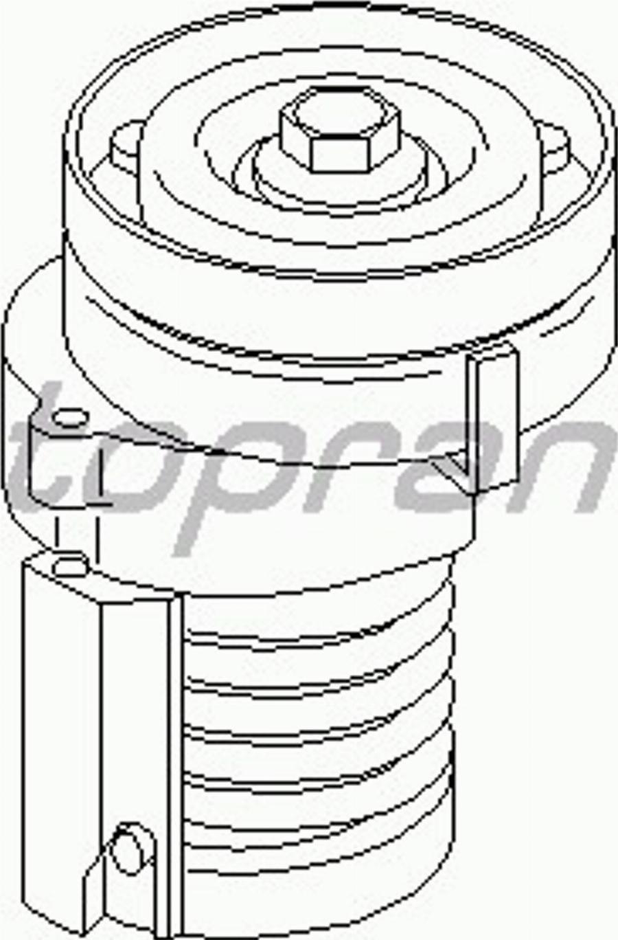 Topran 108221015 - Parazīt / Vadrullītis, Ķīļrievu siksna www.autospares.lv