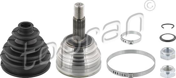 Topran 103 506 - Шарнирный комплект, ШРУС, приводной вал www.autospares.lv