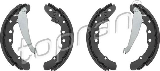 Topran 103 532 - Brake Shoe Set www.autospares.lv