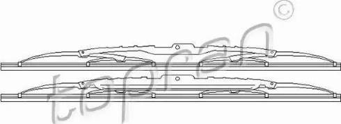 Topran 102 980 - Stikla tīrītāja slotiņa autospares.lv