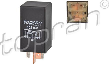 Topran 102 931 - Relejs, Palaišanas iekārta www.autospares.lv