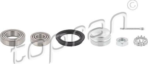 Topran 102 832 - Wheel hub, bearing Kit www.autospares.lv