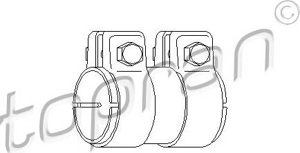 Topran 107 220 685 - Соединительные элементы, система выпуска www.autospares.lv