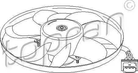 Topran 109 827 - Ventilators, Motora dzesēšanas sistēma www.autospares.lv