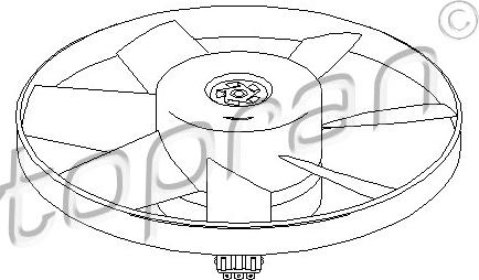 Topran 107 716 - Ventilators, Motora dzesēšanas sistēma www.autospares.lv