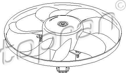 Topran 107 717 - Ventilators, Motora dzesēšanas sistēma www.autospares.lv