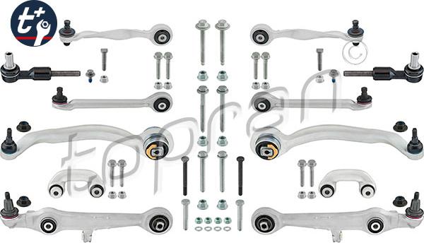 Topran 114 520 - Подвеска колеса, комплект www.autospares.lv