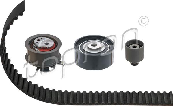 Topran 114 171 - Timing Belt Set www.autospares.lv