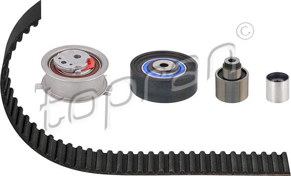 Topran 114 373 - Timing Belt Set www.autospares.lv