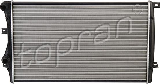 Topran 115 632 - Radiators, Motora dzesēšanas sistēma www.autospares.lv