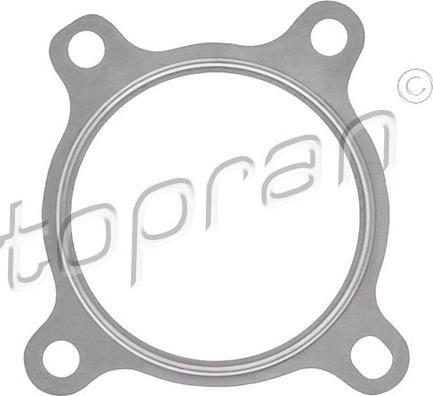 Topran 115 076 - Gasket, exhaust pipe www.autospares.lv