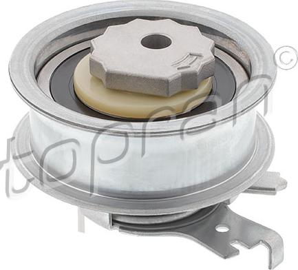 Topran 115 170 - Натяжной ролик, зубчатый ремень ГРМ www.autospares.lv