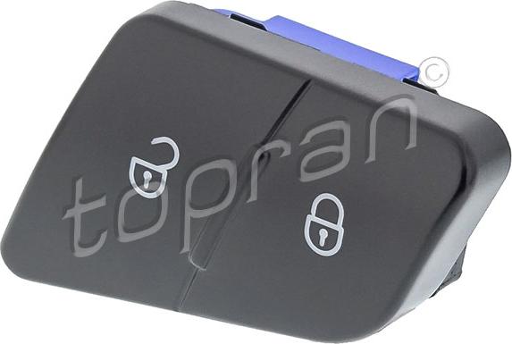 Topran 116 034 - Switch, door lock system www.autospares.lv