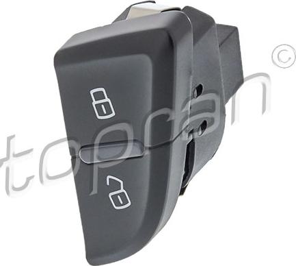 Topran 116 028 - Switch, door lock system www.autospares.lv
