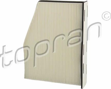 Topran 110 091 - Filter, interior air www.autospares.lv