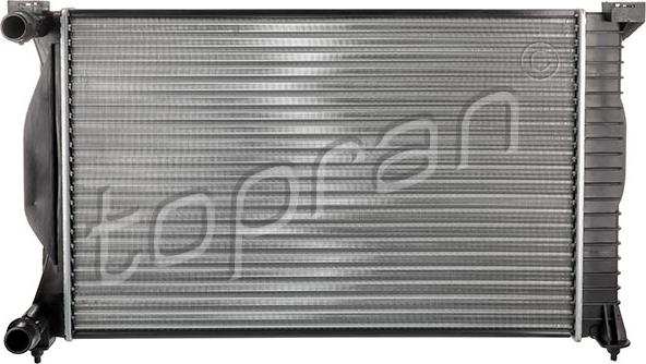 Topran 110 367 - Радиатор, охлаждение двигателя www.autospares.lv