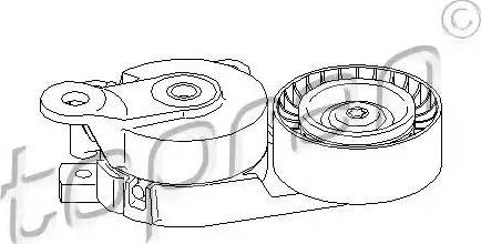Topran 110 380 - Siksnas spriegotājs, Ķīļsiksna www.autospares.lv