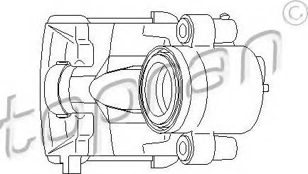 Topran 110 283 756 - Bremžu suports autospares.lv