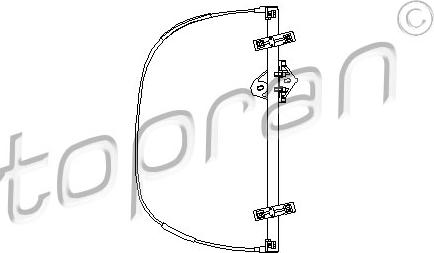 Topran 111 694 - Stikla pacelšanas mehānisms www.autospares.lv