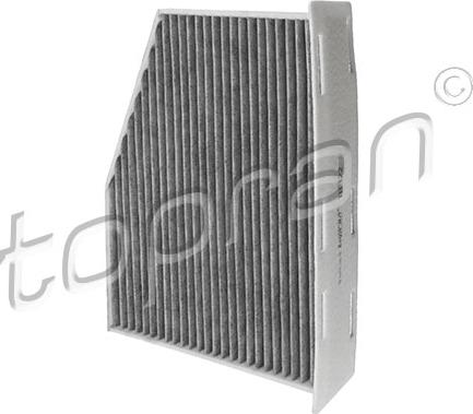 Topran 111 122 - Filter, interior air www.autospares.lv