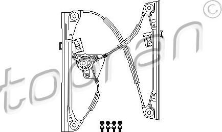 Topran 111 264 - Stikla pacelšanas mehānisms www.autospares.lv