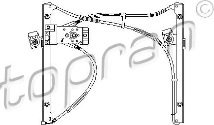 Topran 111 708 - Stikla pacelšanas mehānisms www.autospares.lv