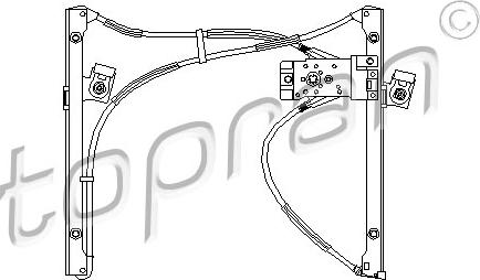 Topran 111 707 - Stikla pacelšanas mehānisms www.autospares.lv