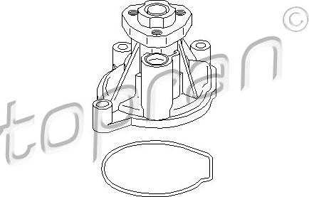 Topran 113 151 - Water Pump www.autospares.lv