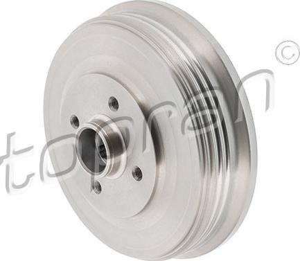 Topran 112 138 - Brake Drum www.autospares.lv