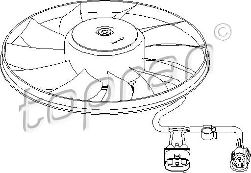 Topran 112 321 - Ventilators, Motora dzesēšanas sistēma www.autospares.lv