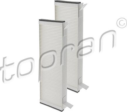 Topran 112 296 - Filter, interior air www.autospares.lv