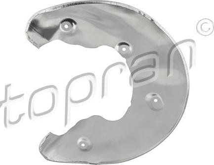 Topran 117 959 - Dubļu sargs, Bremžu disks www.autospares.lv