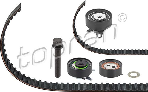 Topran 117 406 - Timing Belt Set www.autospares.lv