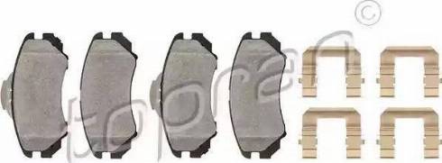 Topran 820 402 - Brake Pad Set, disc brake www.autospares.lv