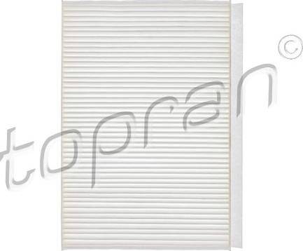 Topran 820 690 - Filter, interior air www.autospares.lv