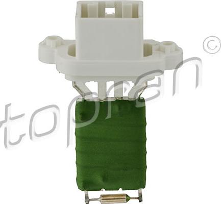 Topran 304 209 - Rezistors, Salona ventilators www.autospares.lv