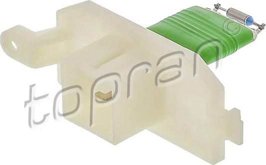 Topran 305 202 - Сопротивление, реле, вентилятор салона www.autospares.lv