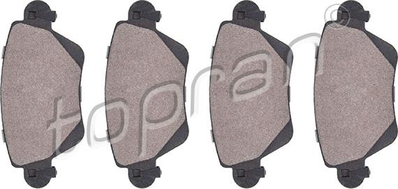 Topran 301 959 - Brake Pad Set, disc brake www.autospares.lv