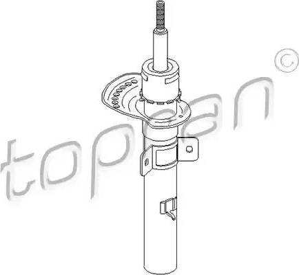 Topran 301 909 - Амортизатор www.autospares.lv