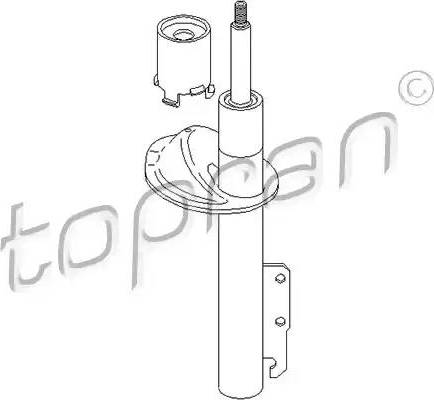 Topran 301 044 - Amortizators autospares.lv