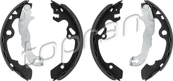 Topran 301 306 - Brake Shoe Set www.autospares.lv