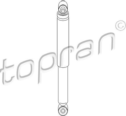 Topran 301 324 - Amortizators www.autospares.lv