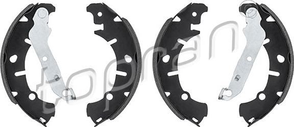 Topran 301 772 - Brake Shoe Set www.autospares.lv