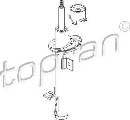 Topran 302 458 - Amortizators www.autospares.lv