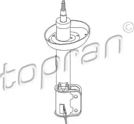 Topran 205 461 - Амортизатор www.autospares.lv