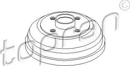 Topran 206 491 - Bremžu trumulis www.autospares.lv