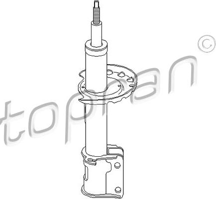 Topran 206 549 - Amortizators www.autospares.lv