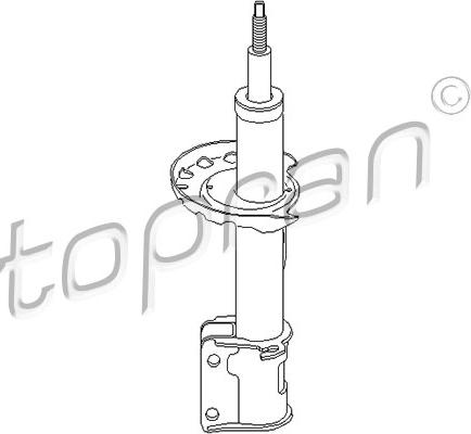 Topran 206 548 - Amortizators www.autospares.lv